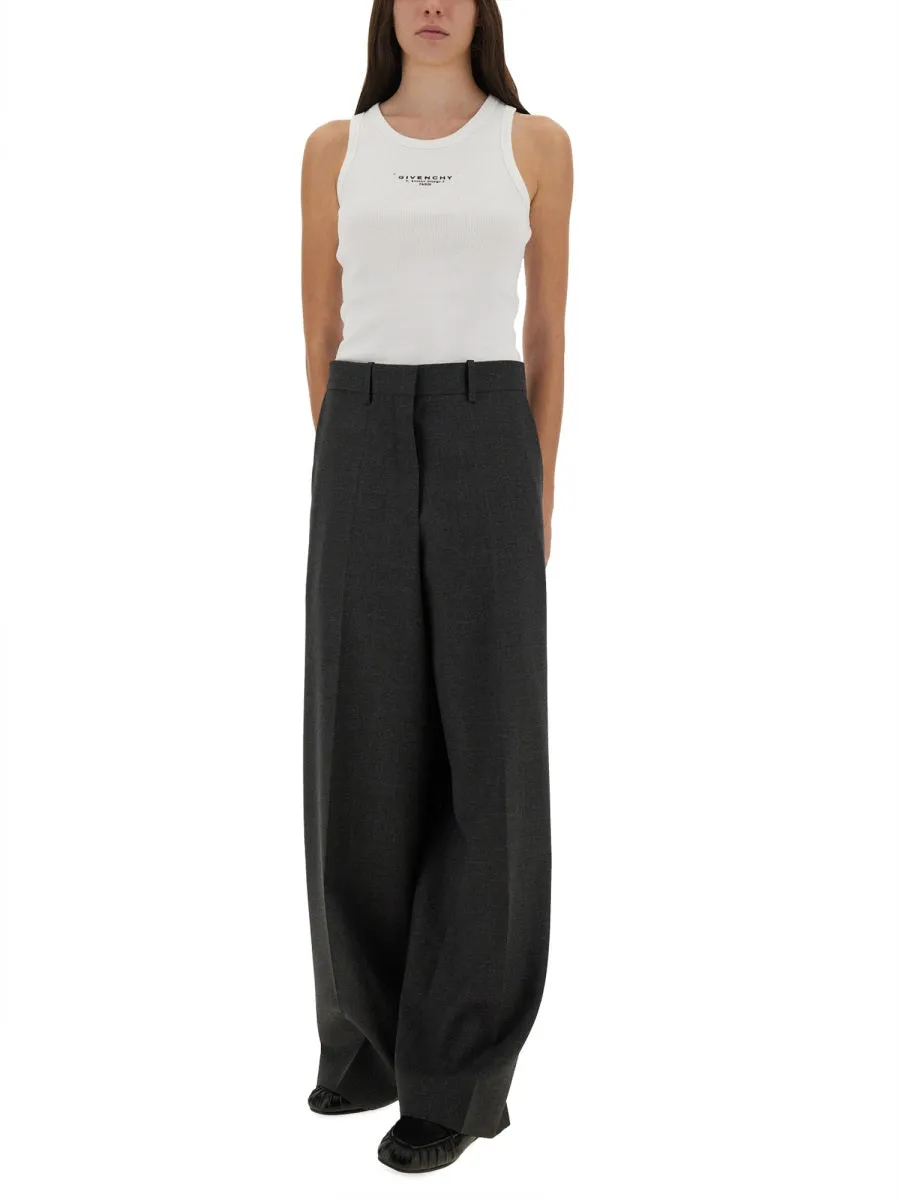 Slim Tank Top With Logo Print sold by Wanan Luxury product image thumbnail 2