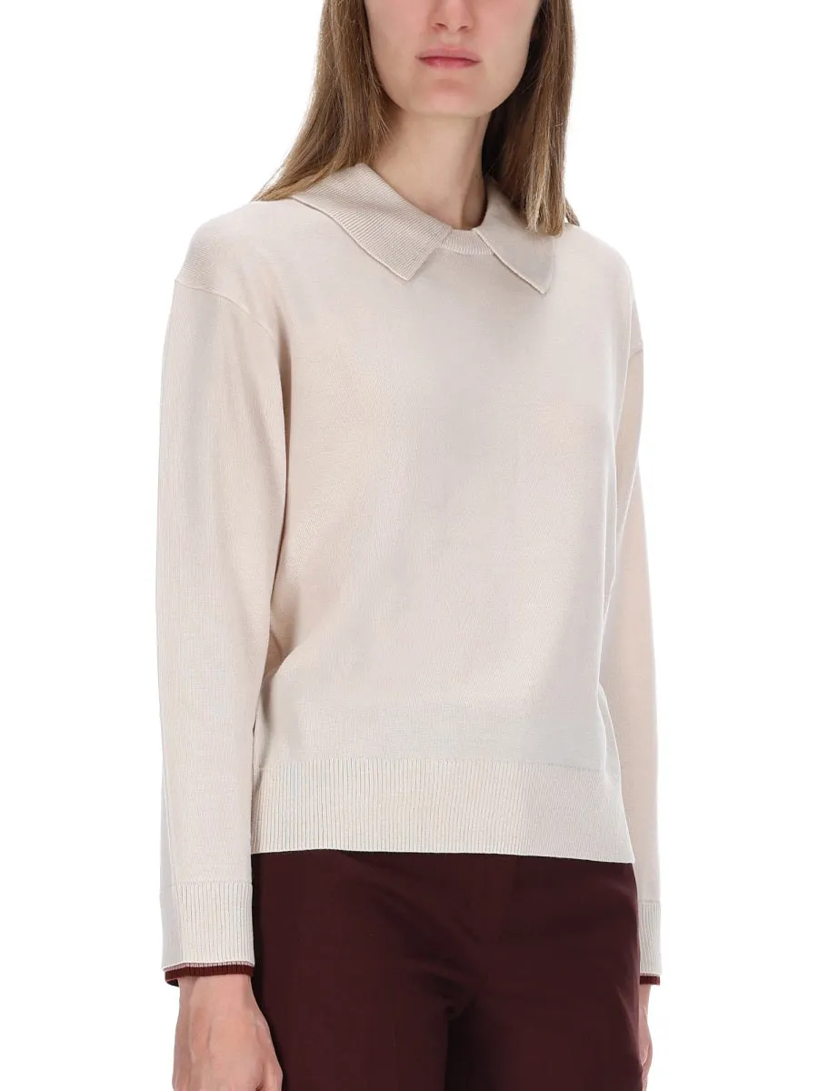 Knitted Collar Sweater sold by Wanan Luxury product image thumbnail 4