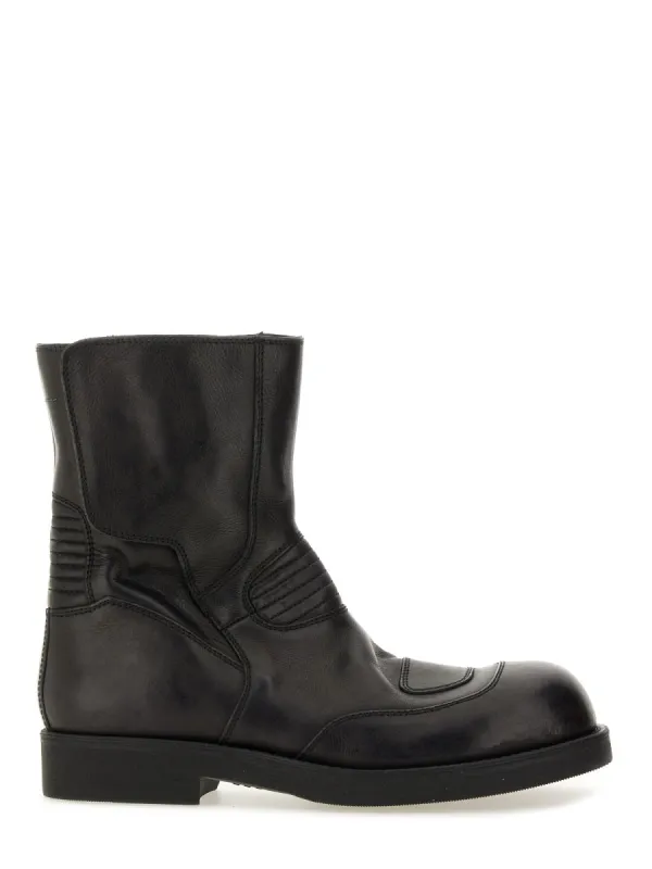 Leather Biker Boot made by Maison Margiela
