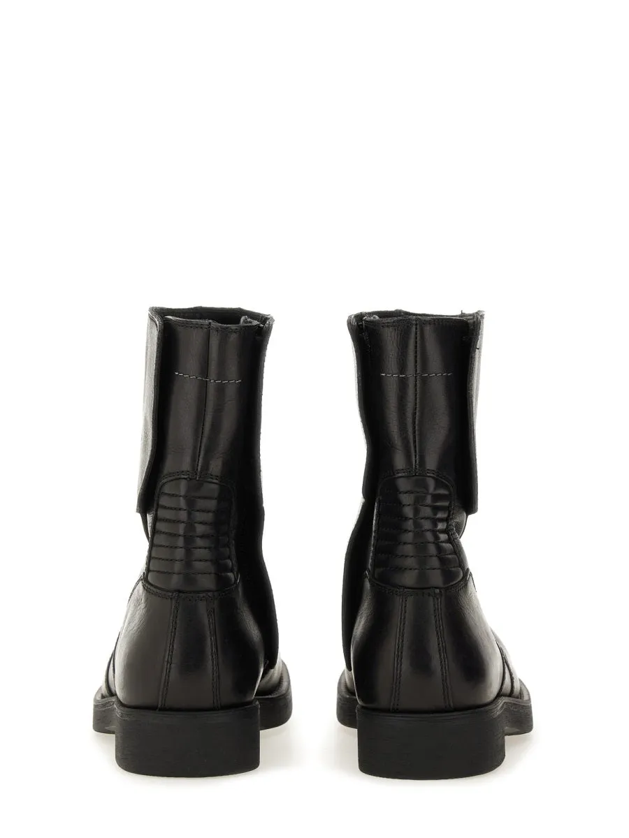 Leather Biker Boot sold by Wanan Luxury product image thumbnail 3