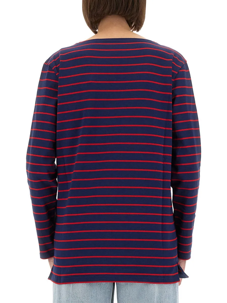 Striped Cotton Jersey T-Shirt sold by Wanan Luxury product image thumbnail 3