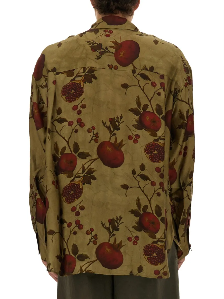 Pomegranate Print Shirt sold by Wanan Luxury product image thumbnail 3