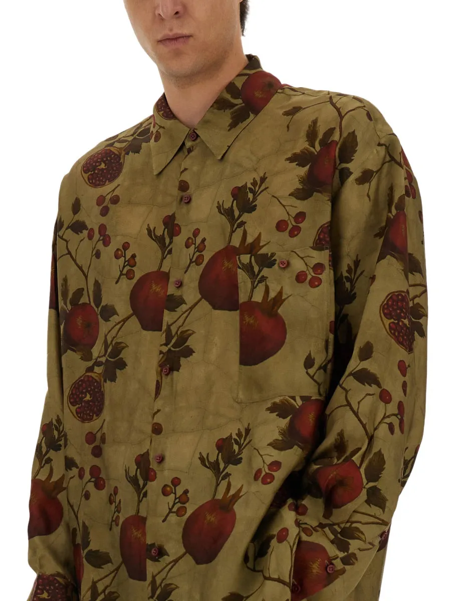 Pomegranate Print Shirt sold by Wanan Luxury product image thumbnail 4