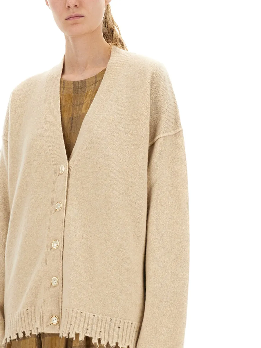 Cashmere Cardigan With Buttons sold by Wanan Luxury product image thumbnail 3