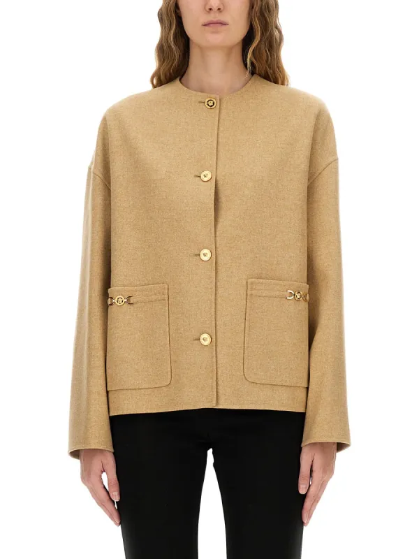 "Medusa" Buttoned Jacket sold by Wanan Luxury