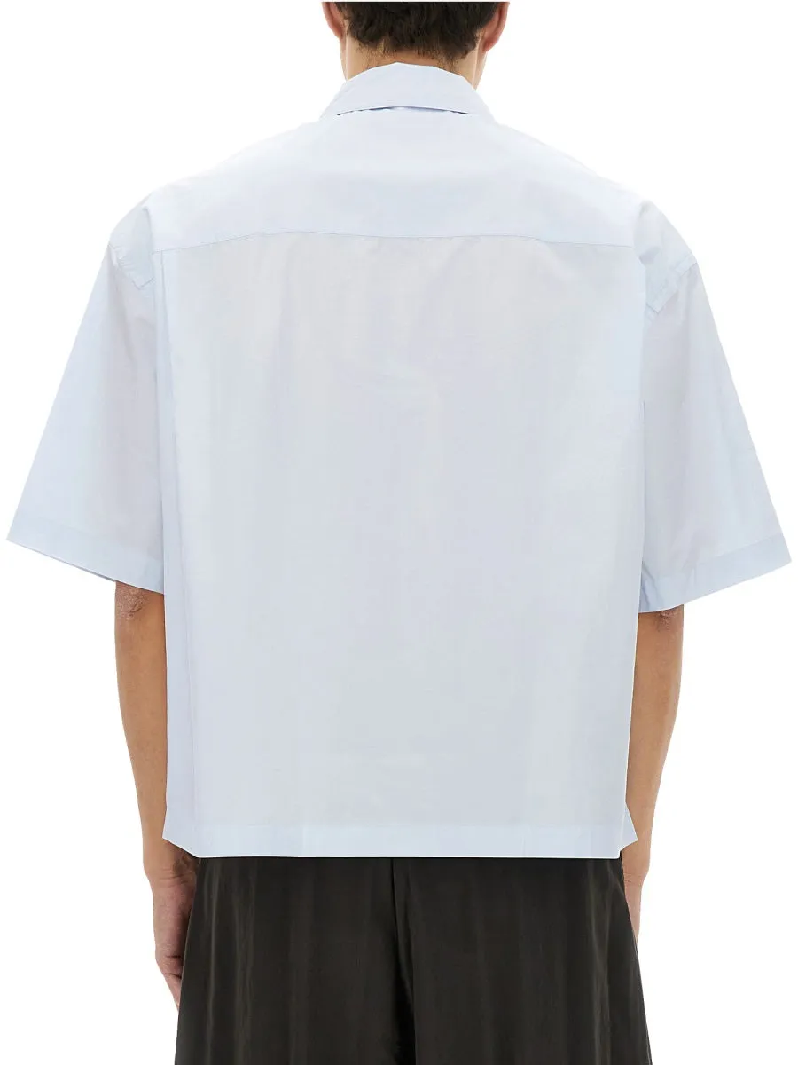 Short-Sleeved Boxy Shirt sold by Wanan Luxury product image thumbnail 3