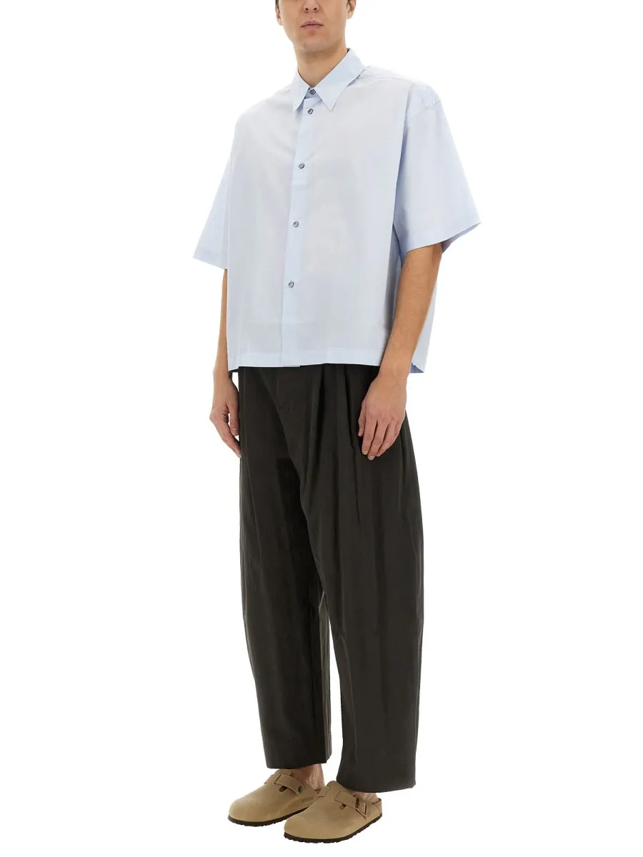 Short-Sleeved Boxy Shirt sold by Wanan Luxury product image thumbnail 2