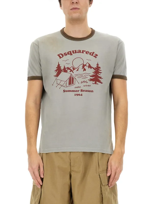 T-Shirt With Print made by DSQUARED2