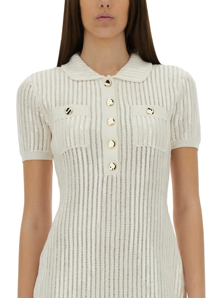 Mini Crochet Dress With Sequins sold by Wanan Luxury product image thumbnail 4