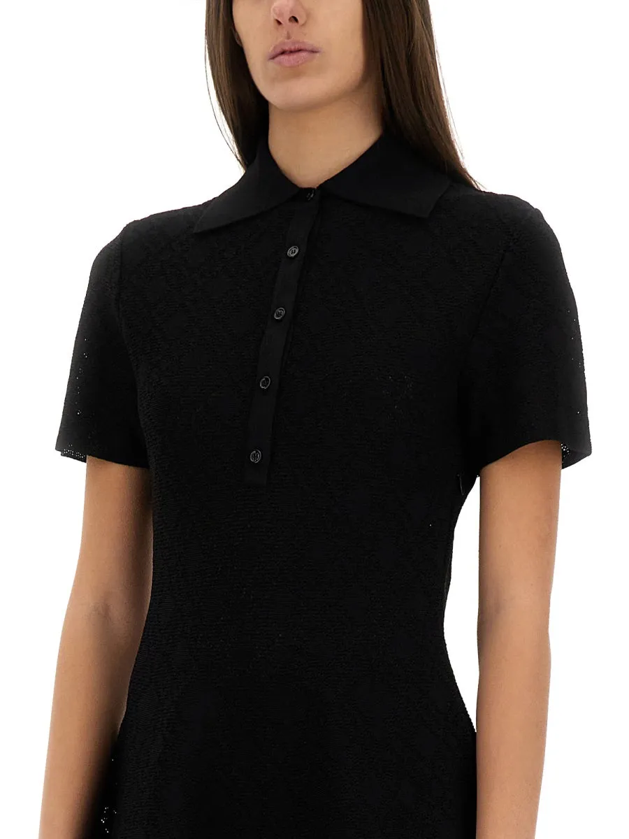 "Monogram 72" Jacquard Polo Style Dress sold by Wanan Luxury product image thumbnail 4
