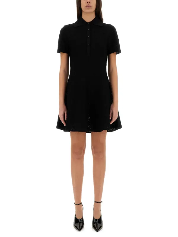 "Monogram 72" Jacquard Polo Style Dress made by Givenchy