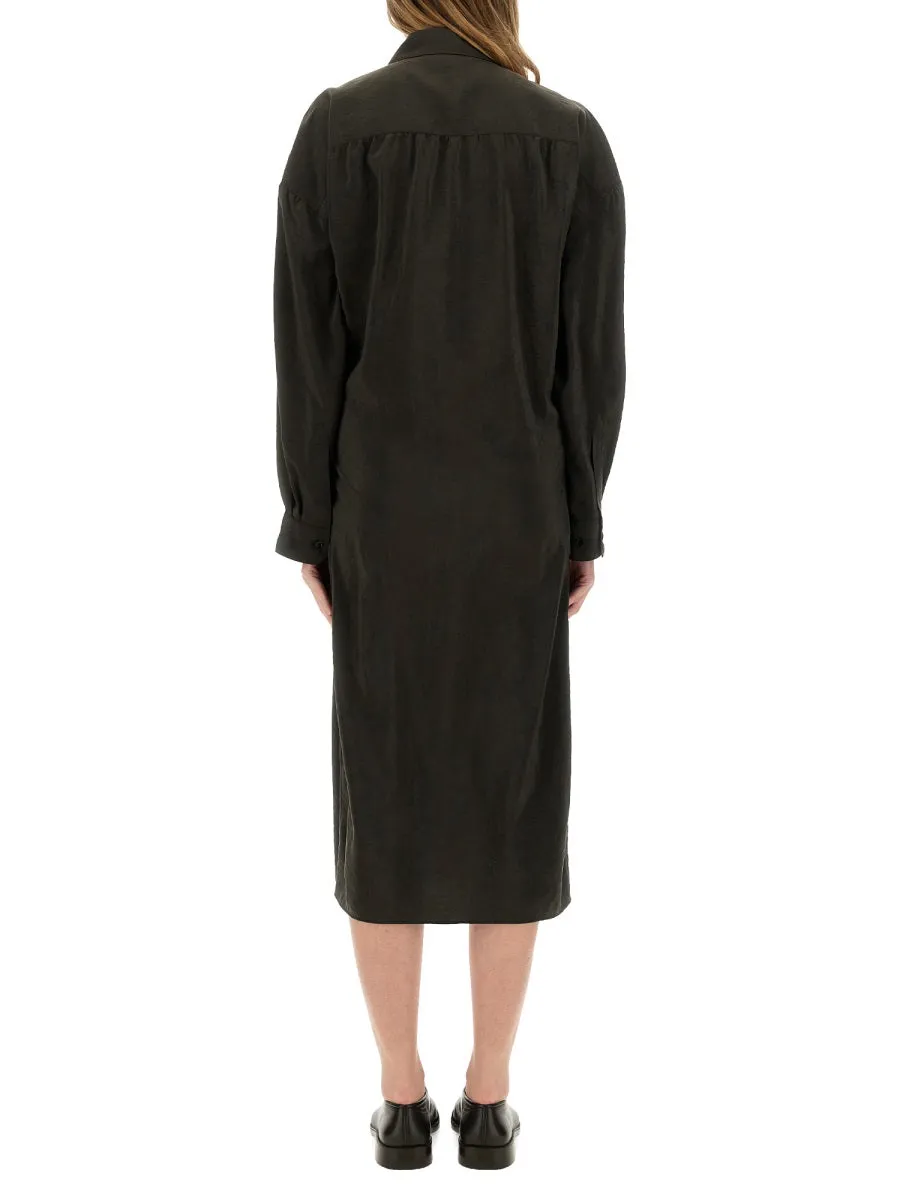 "Straight Collar Twisted" Dress sold by Wanan Luxury product image thumbnail 3