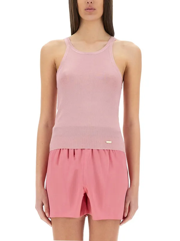 Silk Knit Tank Top sold by Wanan Luxury