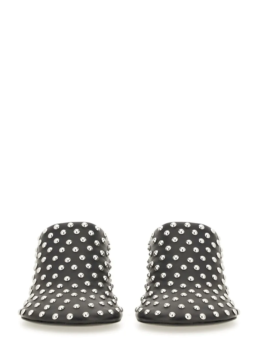 Nappa Leather Mules With Studs sold by Wanan Luxury product image thumbnail 3