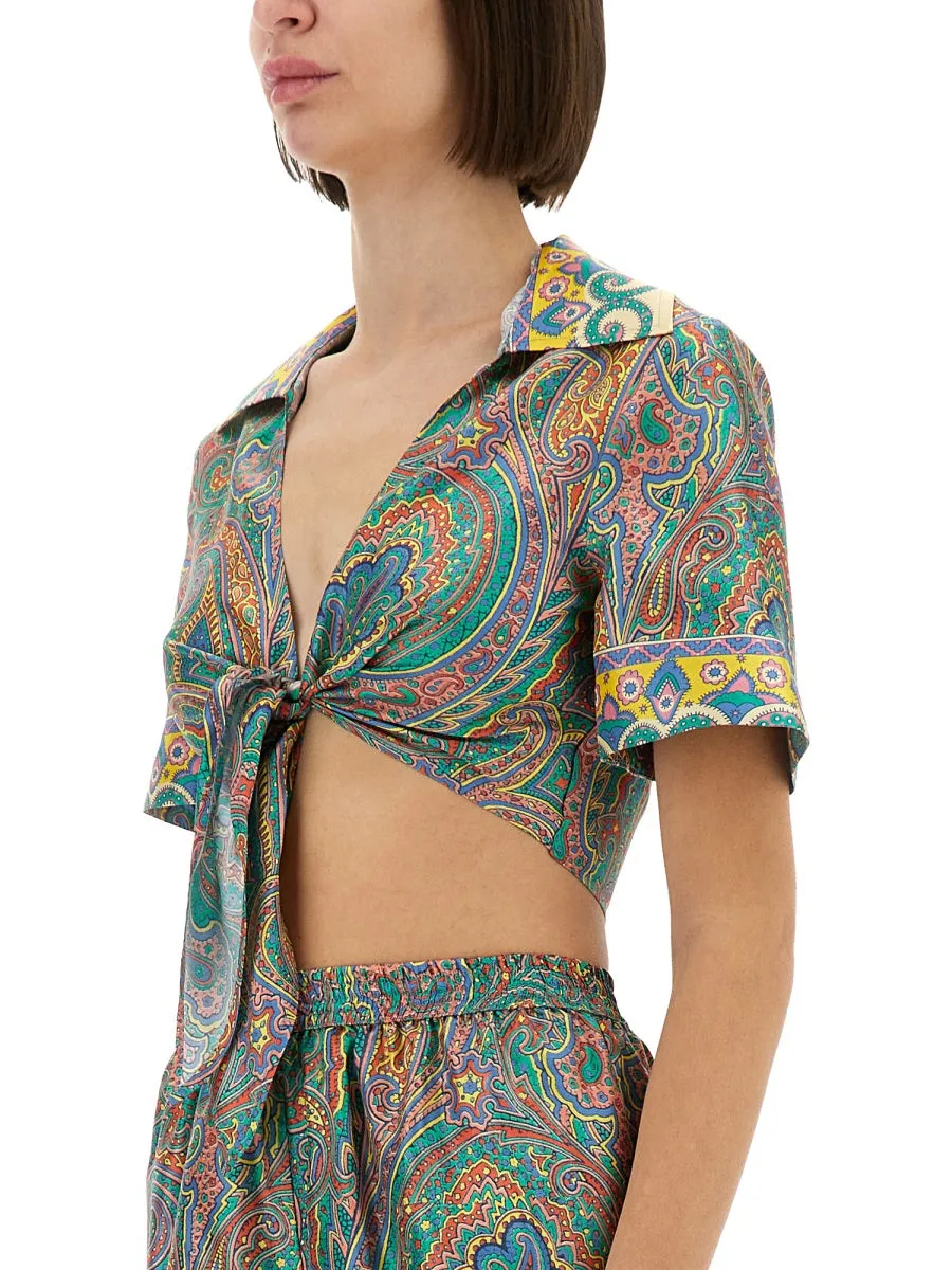 Silk Top sold by Wanan Luxury product image thumbnail 4