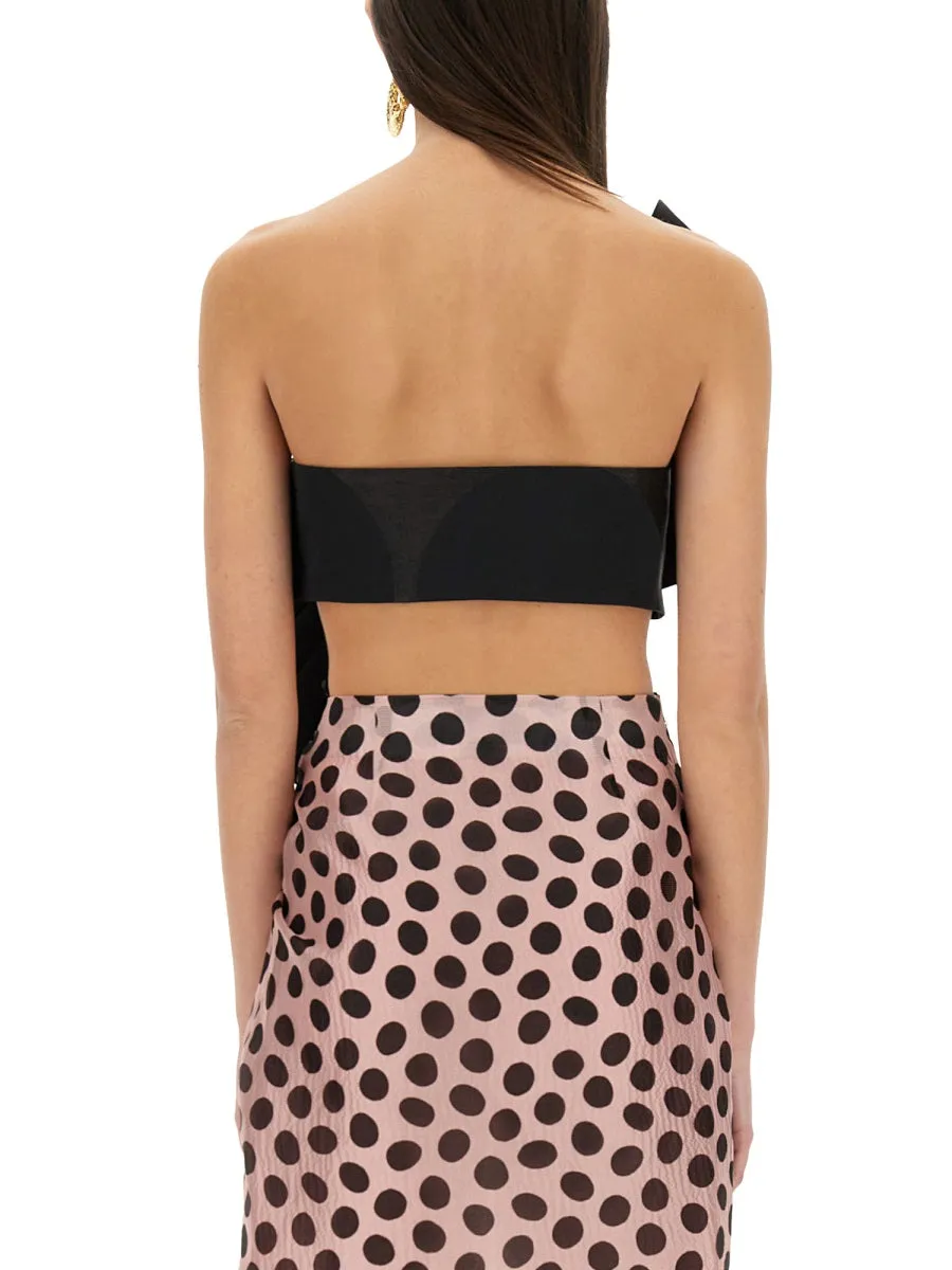 "Twisted Polka Dots" Top sold by Wanan Luxury product image thumbnail 3