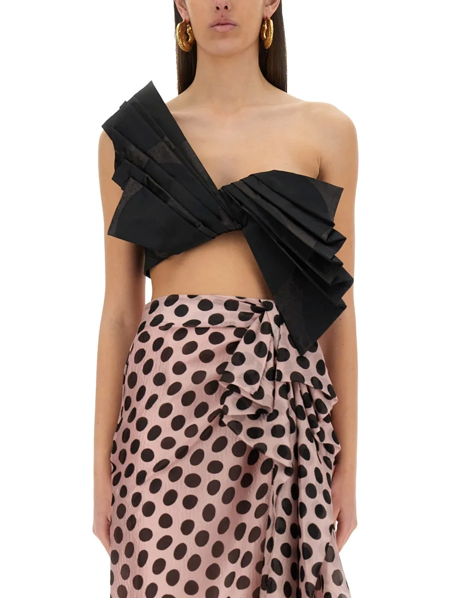 "Twisted Polka Dots" Top sold by Wanan Luxury