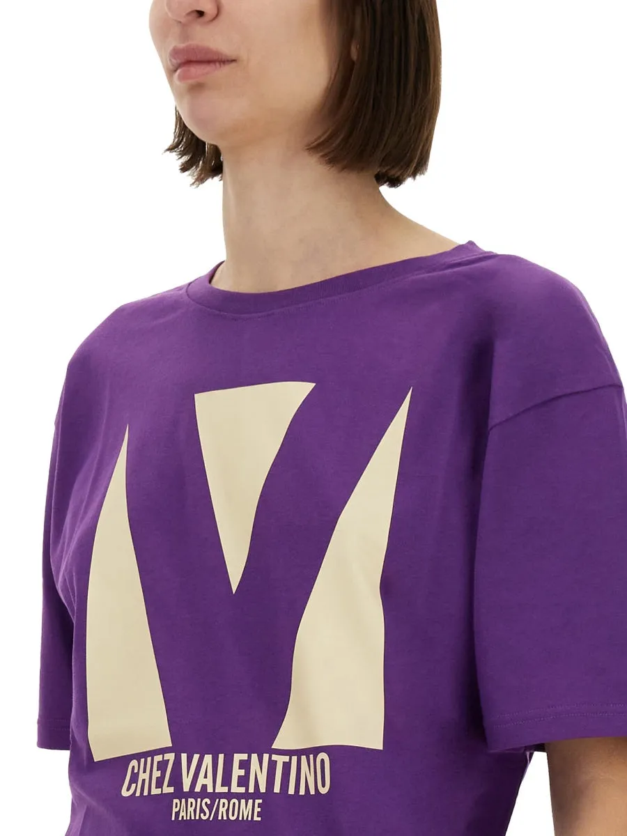"Chez Valentino" Print T-Shirt sold by Wanan Luxury product image thumbnail 4