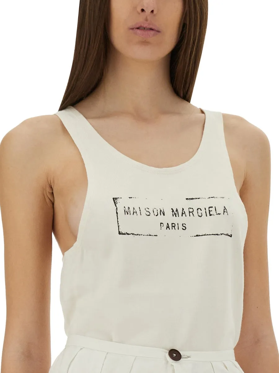 Logo Print Tank Top sold by Wanan Luxury product image thumbnail 4