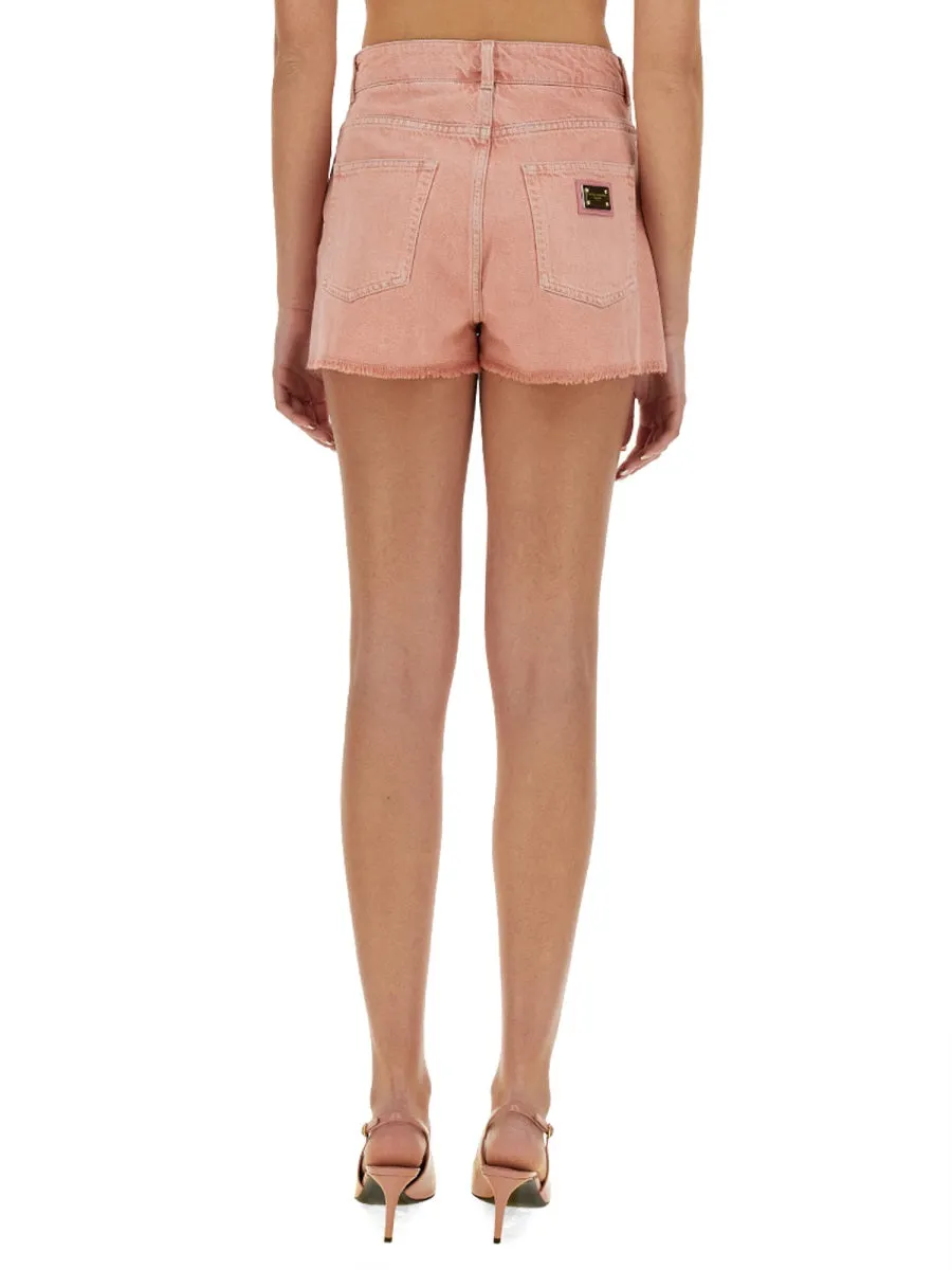 Denim Shorts sold by Wanan Luxury product image thumbnail 3