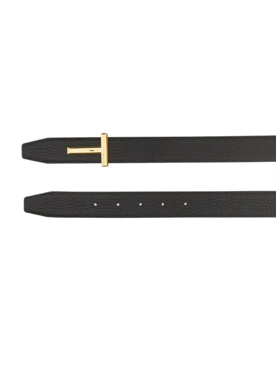 Reversible "T Line" Belt sold by Wanan Luxury product image thumbnail 2