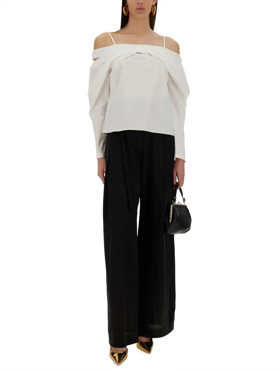 "Off-Shoulder" Shirt sold by Wanan Luxury product image thumbnail 2