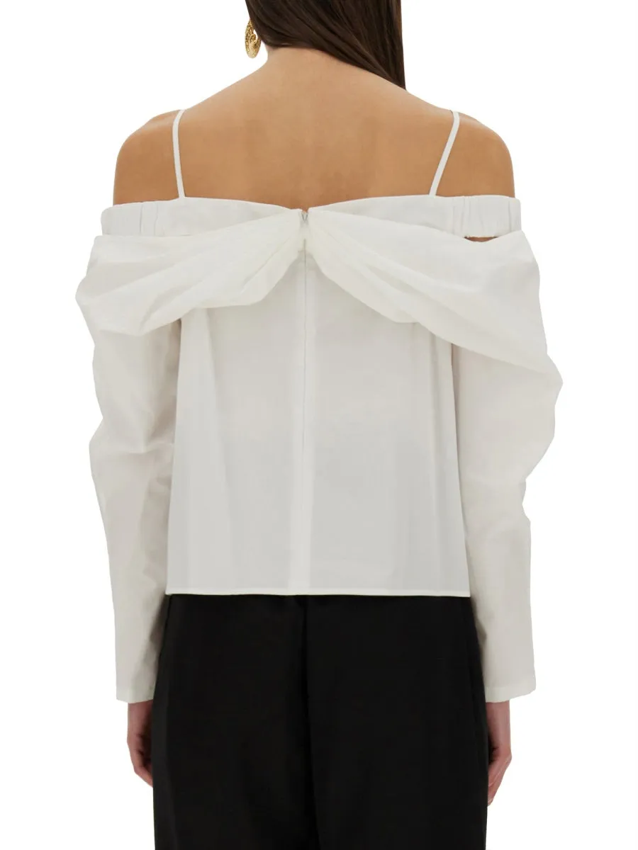"Off-Shoulder" Shirt sold by Wanan Luxury product image thumbnail 3