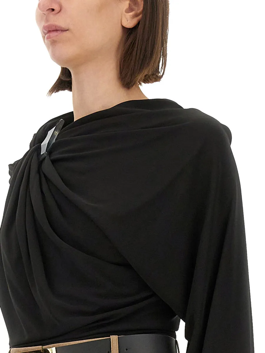 Draped Top sold by Wanan Luxury product image thumbnail 4