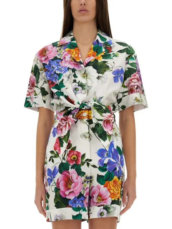 Shirt With Floral Pattern sold by Wanan Luxury