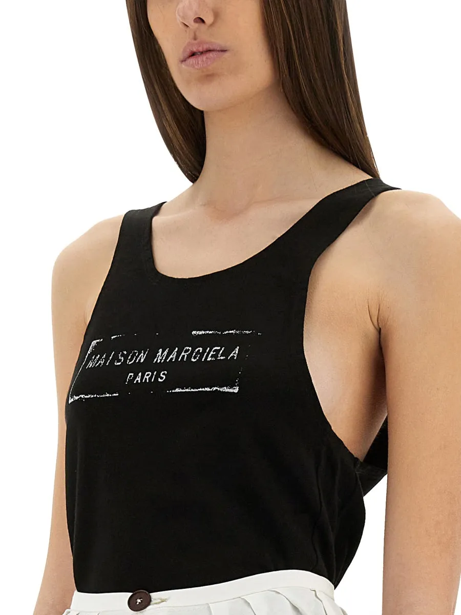 Logo Print Tank Top sold by Wanan Luxury product image thumbnail 4