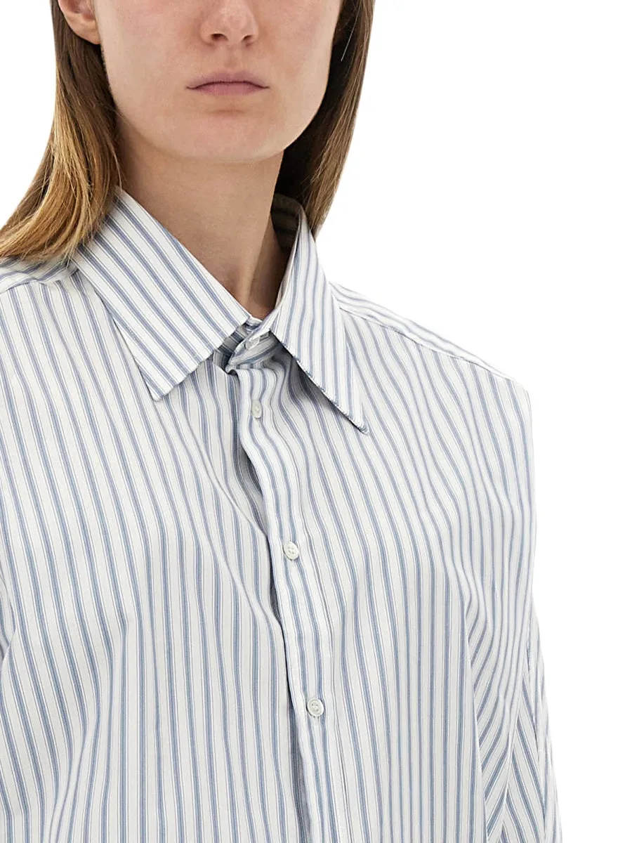 Striped Cotton Shirt sold by Wanan Luxury product image thumbnail 4