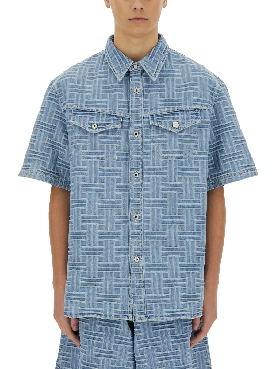 Denim Shirt sold by Wanan Luxury