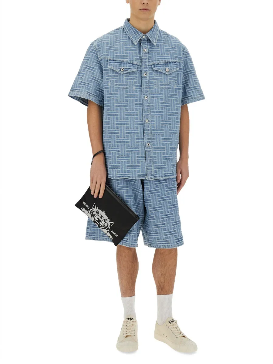 Denim Shirt sold by Wanan Luxury product image thumbnail 2