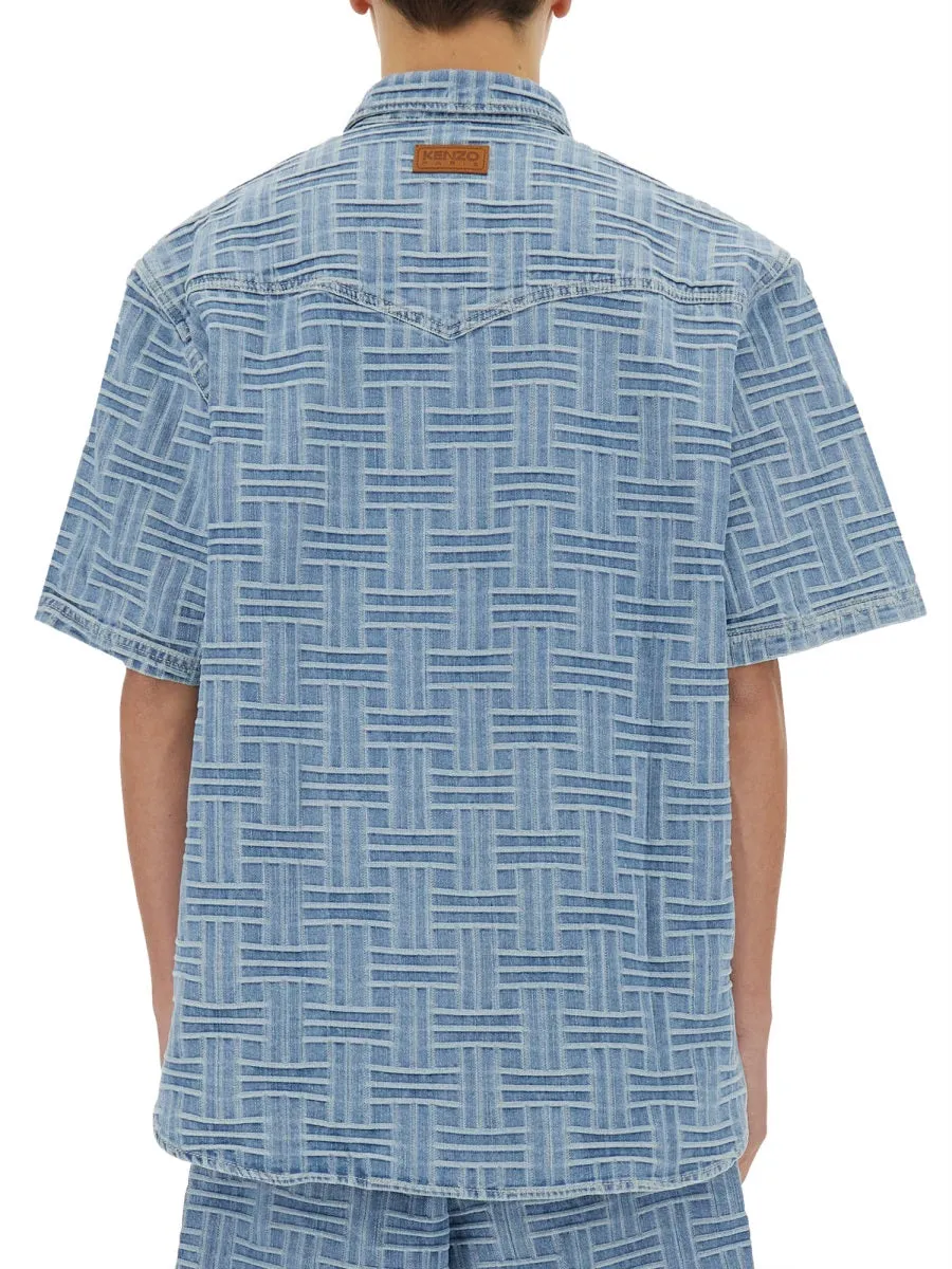 Denim Shirt sold by Wanan Luxury product image thumbnail 3