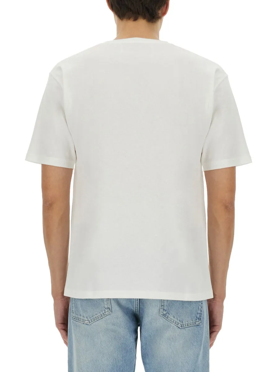 Cotton T-Shirt With "Chez Valentino" Print sold by Wanan Luxury product image thumbnail 3