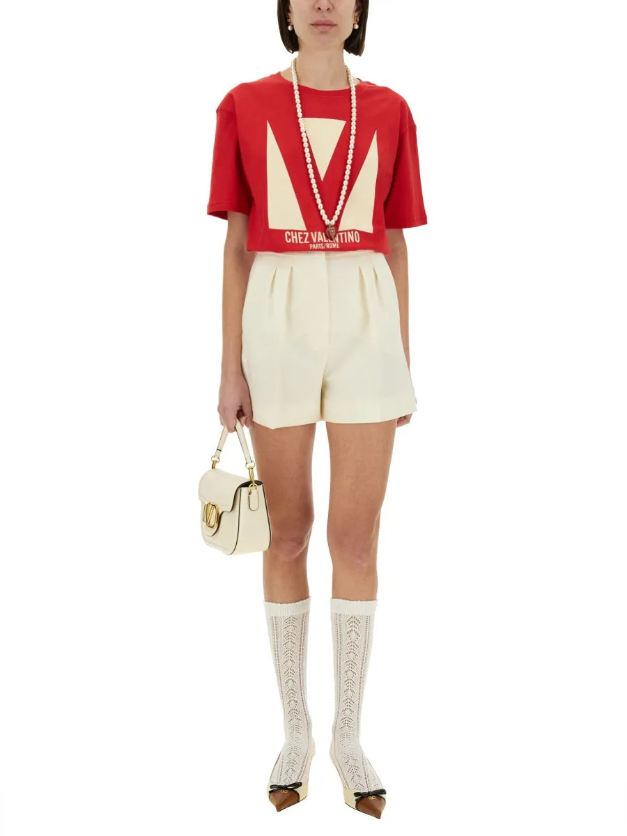 "Chez Valentino" Print T-Shirt sold by Wanan Luxury product image thumbnail 2