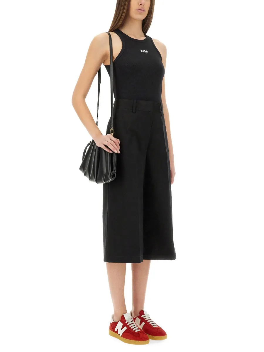 "Wide-Leg" Midi Pants sold by Wanan Luxury product image thumbnail 2