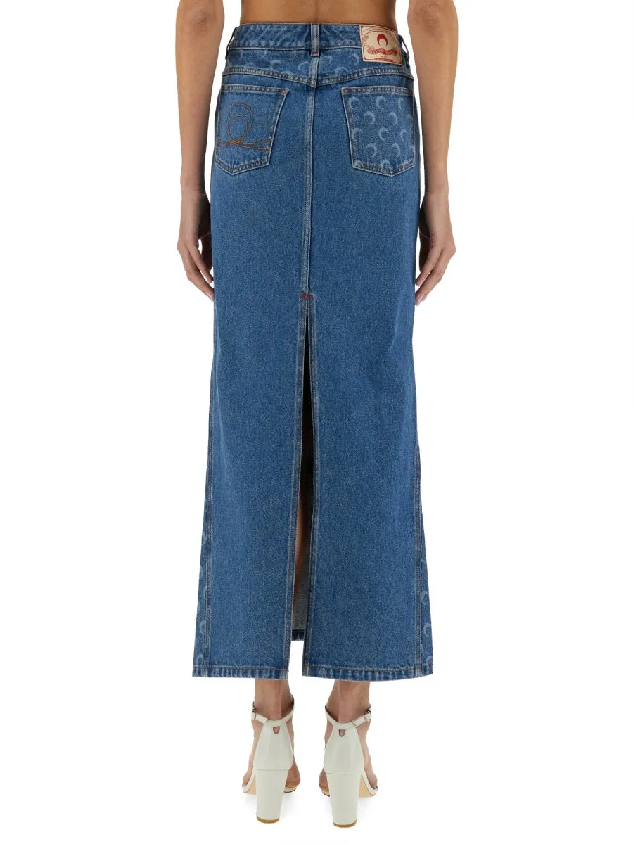 "Moon Laser" Long Skirt sold by Wanan Luxury product image thumbnail 3