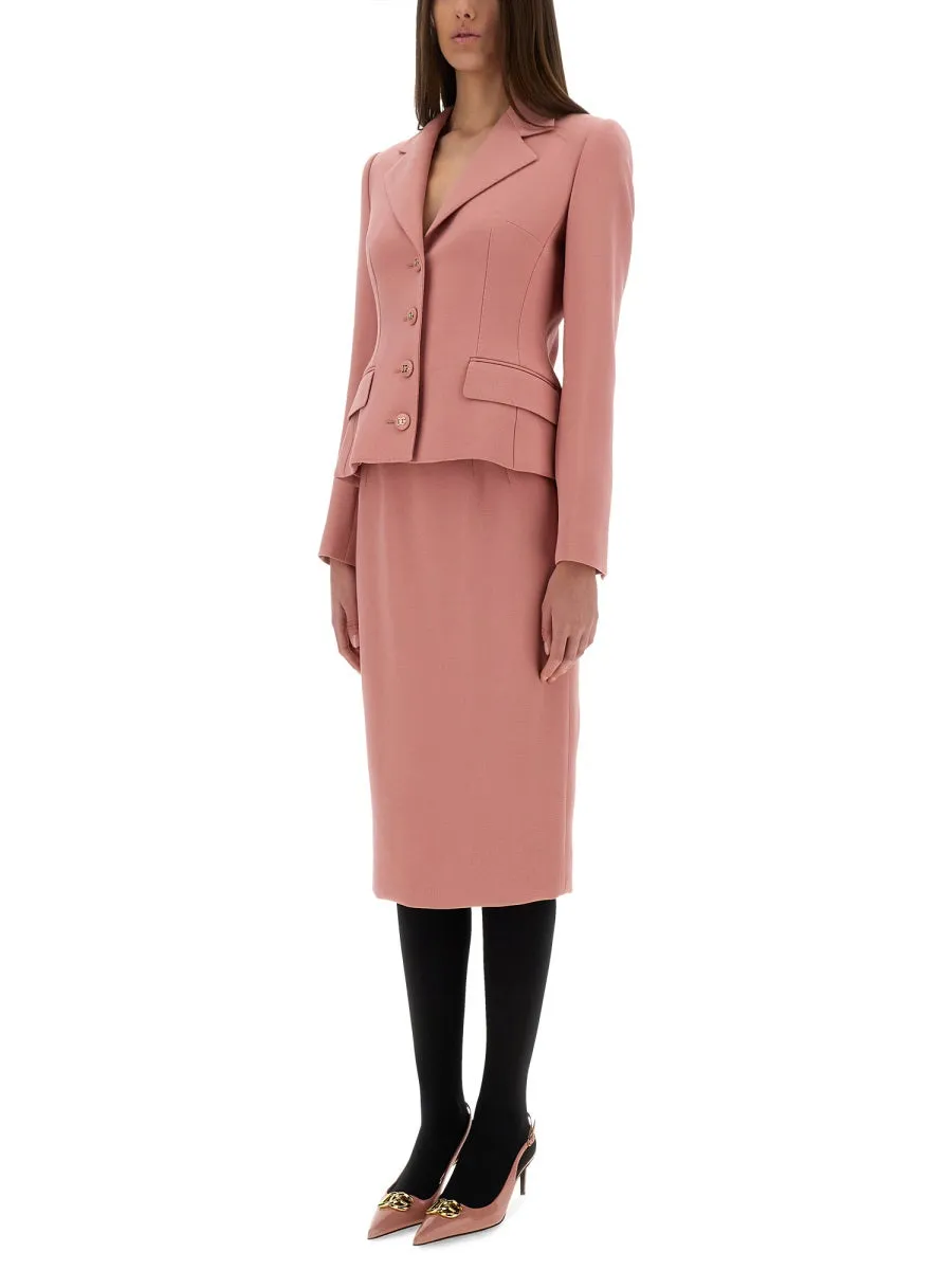 Dg Logo Longuette Pencil Skirt sold by Wanan Luxury product image thumbnail 2