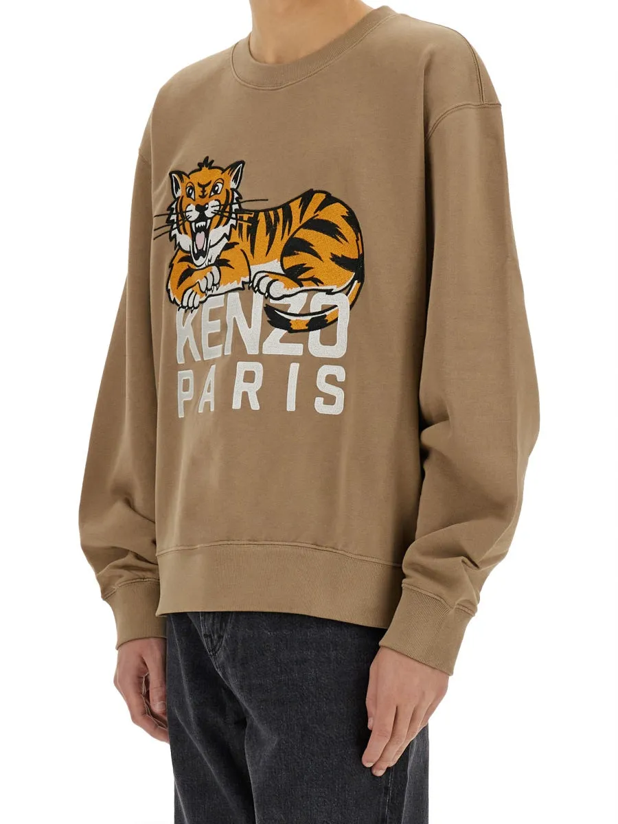 "Happy Tiger" Sweatshirt sold by Wanan Luxury product image thumbnail 4