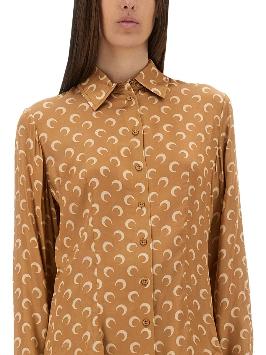 "Moon" Satin Shirt sold by Wanan Luxury product image thumbnail 4
