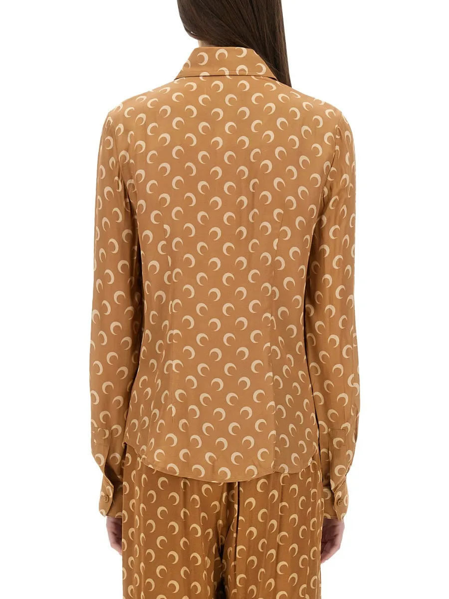 "Moon" Satin Shirt sold by Wanan Luxury product image thumbnail 3