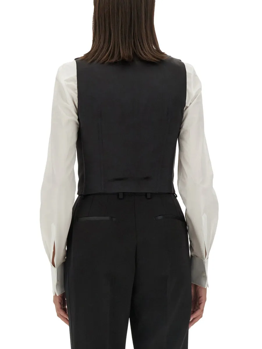 Double-Breasted Tuxedo Vest sold by Wanan Luxury product image thumbnail 3