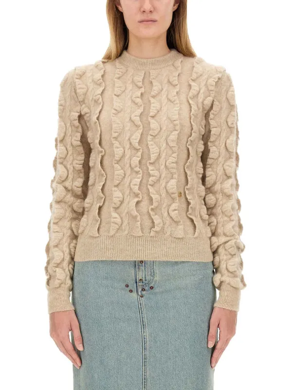 Wool Blend Sweater made by Moschino