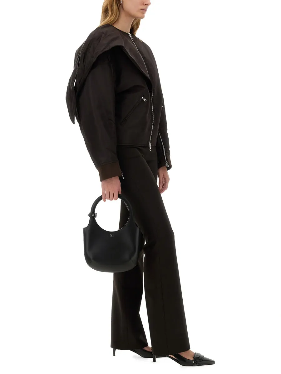 Bow Neck Bomber Jacket sold by Wanan Luxury product image thumbnail 2