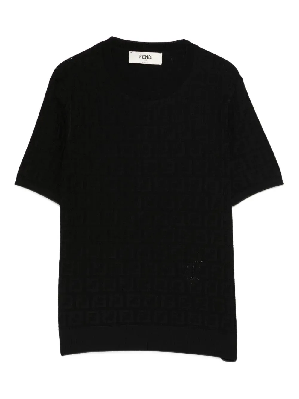 Ff Cotton And Viscose Short Sleeved Jumper sold by Wanan Luxury