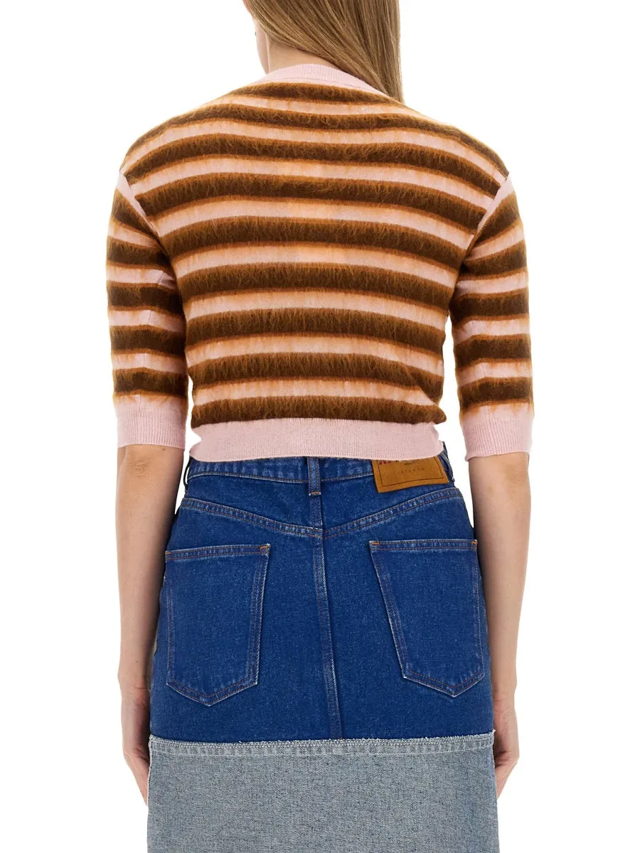 Cardigan With Stripe Pattern sold by Wanan Luxury product image thumbnail 4