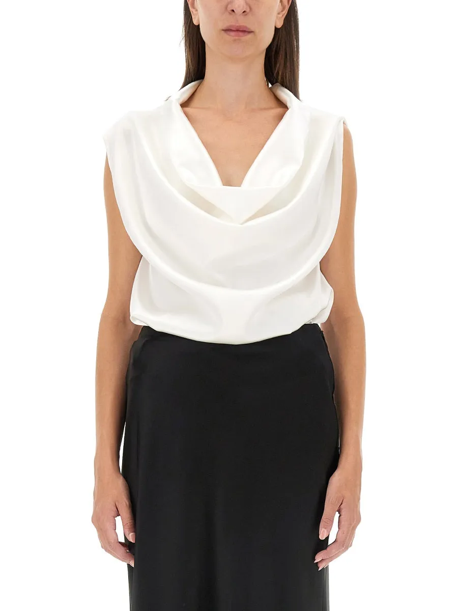 Shirt With Dropped Collar sold by Wanan Luxury