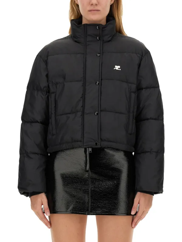 Down Jacket With Logo made by Courreges