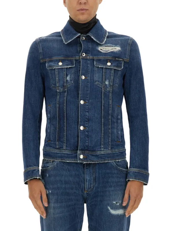 Strethc Denim Jacket sold by Wanan Luxury